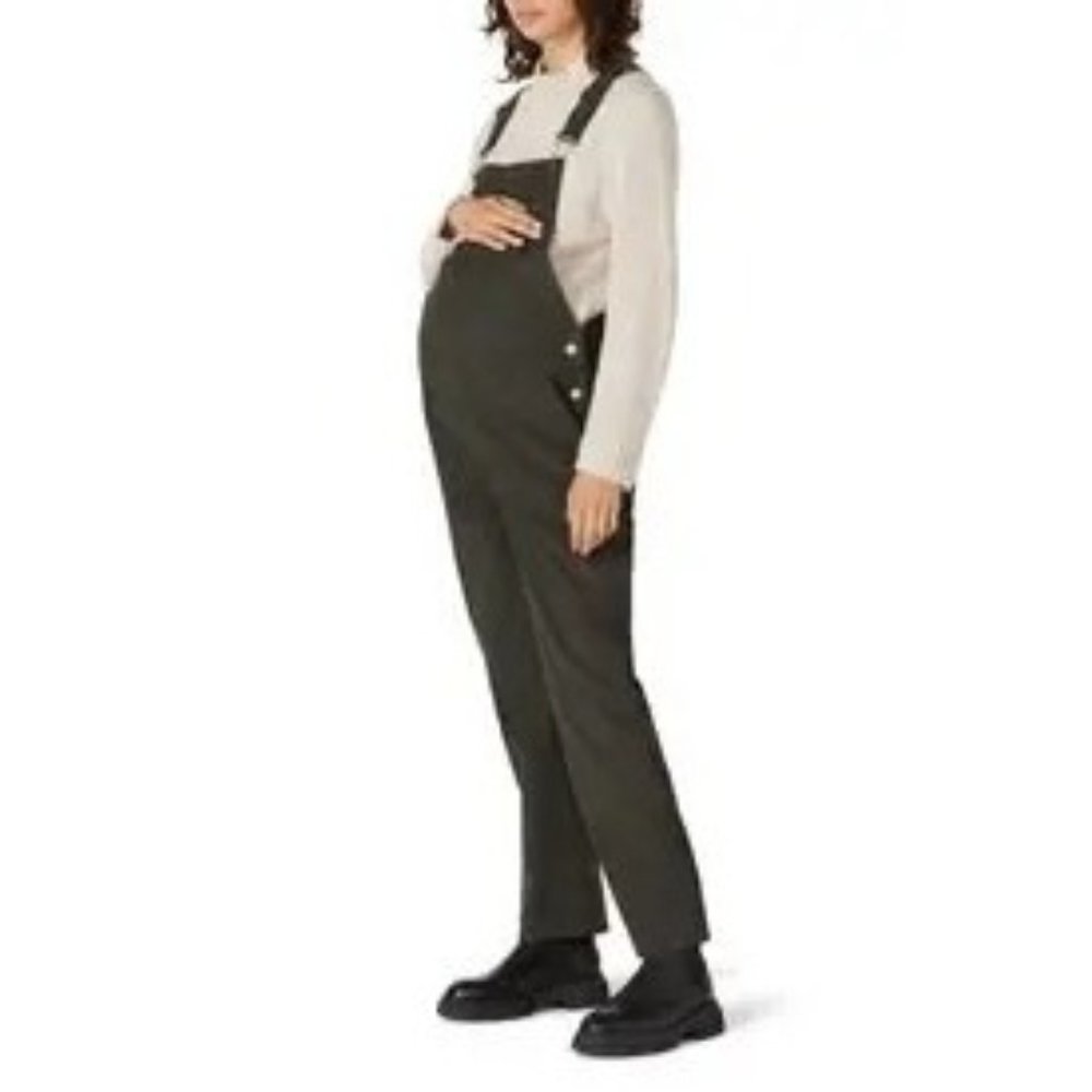 HATCH Cord Green Overalls Size 3 Maternity